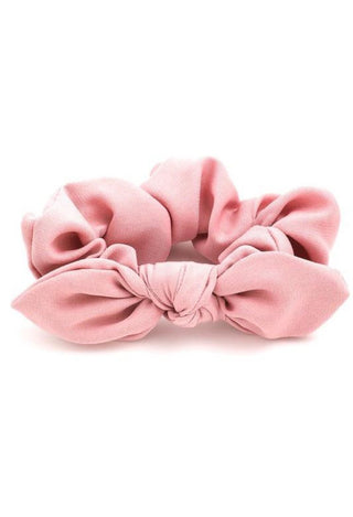 pink bunny ear scrunchie