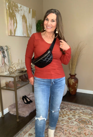 Black Crossbody quilted bag