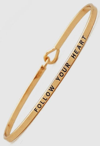 Follow your heart bracelet