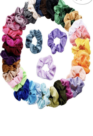 velvet scrunchies
