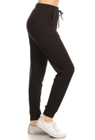 black jogger pants