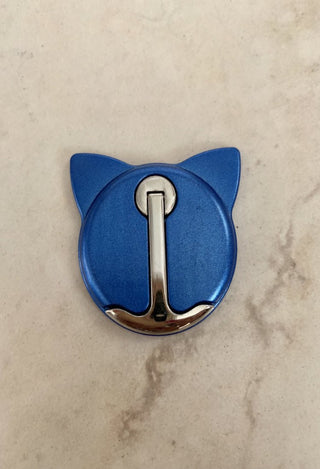kitty phone grip in blue