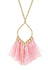 Blush Pink Teardrop/gold